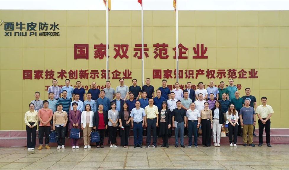 “2022年知識產(chǎn)權強桂建設高級研討班”到訪西牛皮防水科技園