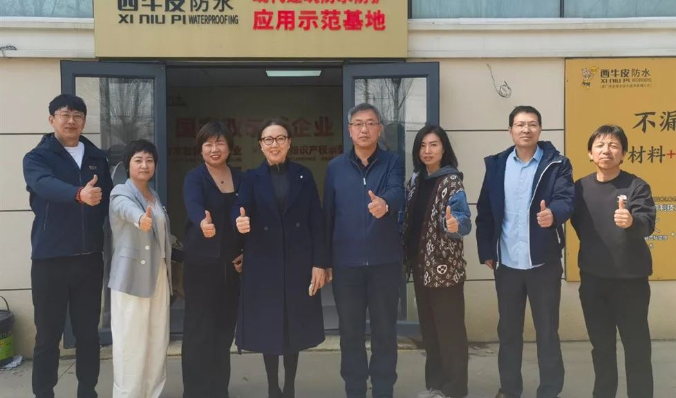 西牛皮防水應(yīng)用示范基地（沈陽站）迎來遼寧省綠色建筑協(xié)會、沈陽市綠色建筑協(xié)會、遼寧省防水協(xié)會一行